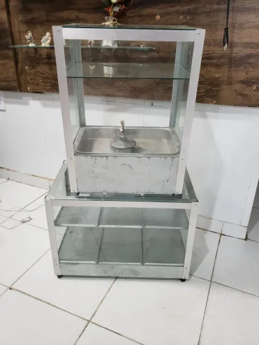 Estufa de cachorro quente e Estufa de salgados 6 bandejas