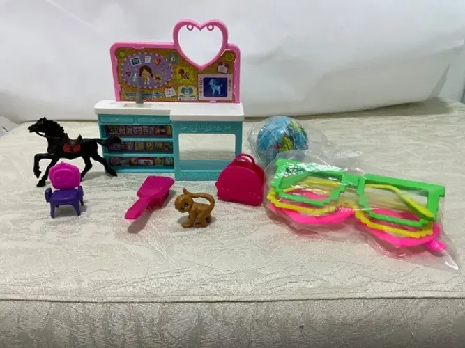 Mesa veterinária barbie chelsea i can be | mattel | playset | hgt12