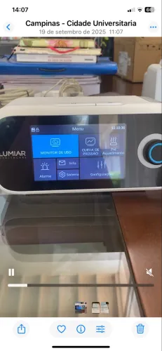 BIPAP última geração. Acompanha máscaras e 2 circuitos. Ainda na garantia