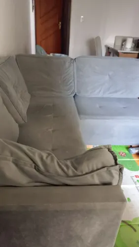 sofa de canto cinza escuro 