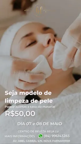 Modelos curso limpeza de pele