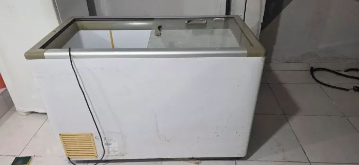 Freezer 2 portas de vidro fricon