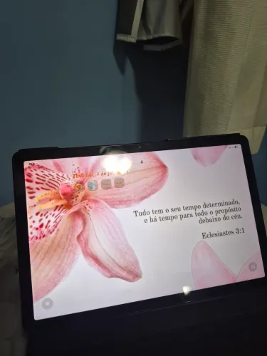 Tablet A9+ com capa e caixa original