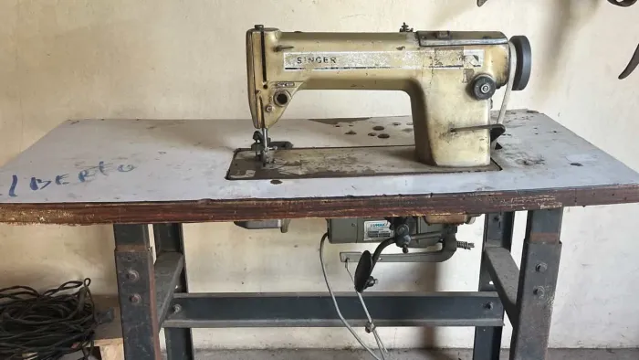 Maquina Singer + Motor Lumax - Adaptada para Furação!