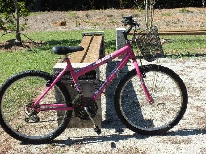 Bicicleta Rosa Aro 20 - Linda e Pronta para Uso