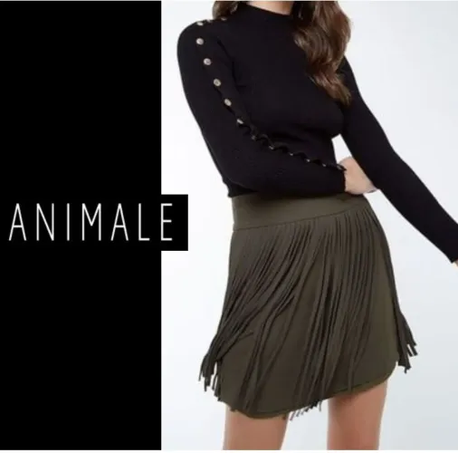 Animale saia nova verde musgo