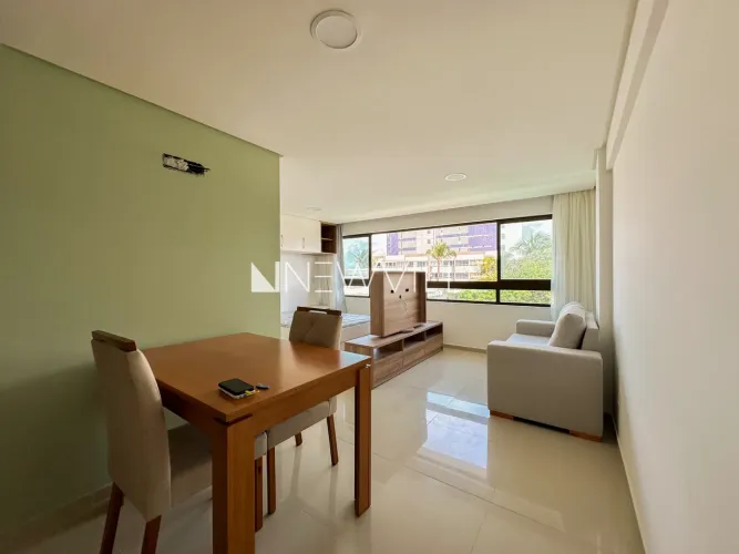 Flat para locação no Edíficio Rio Park Avenue Residence, em Piedade 30m², mobiliado, com