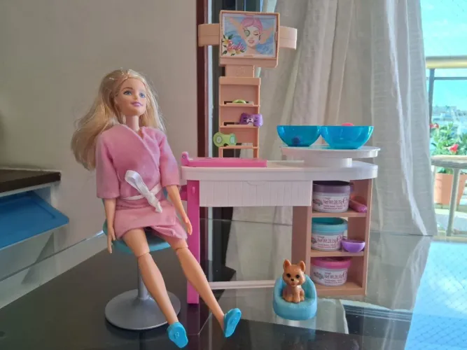 Boneca Barbie Spa em excelente estado com todos os acessórios om todos