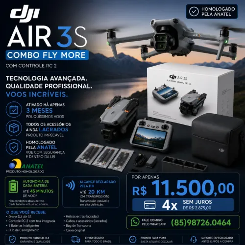 DJI Air 3s Combo FlyMore RC2