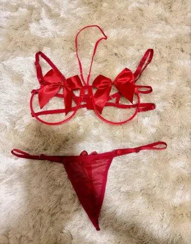Conjunto sexy de lingerie novo