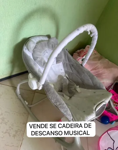 Cadeira de descanso musical para bebês 