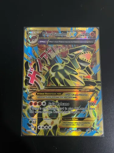 Carta Pokemon tcg - Groudon primitivo 97/98