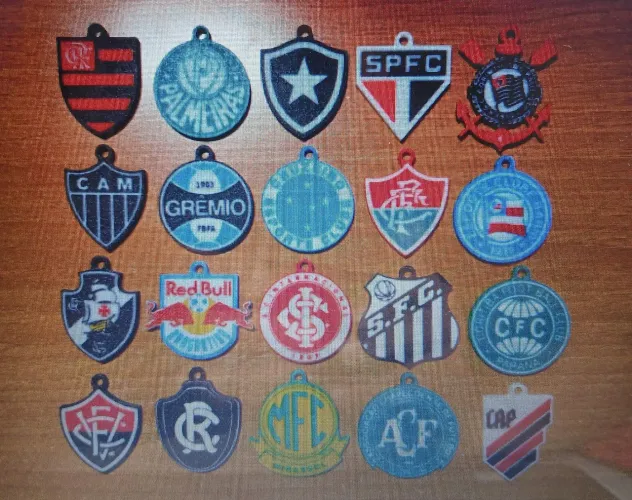 Chaveiros times de futebol
