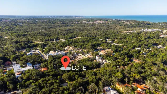 Lote de 600m2 à 5min de carro da praia em Arraial d'Ajujda | Bahia