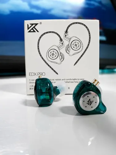 Fone KZ EDX Pro Ciao - Verde Transparente (Sem Mic) - Novo na Caixa