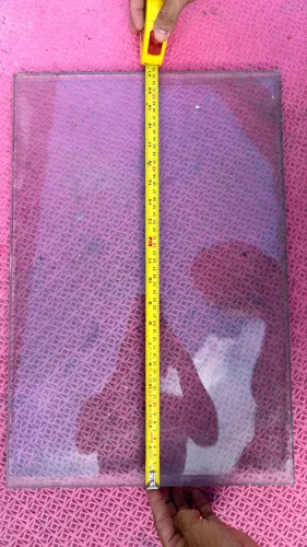 Vidro temperado grosso