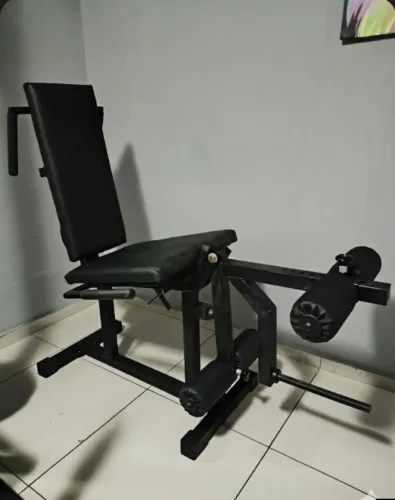 Cadeira flexora e mesa extensora 2 em 1