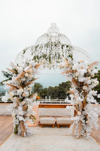 Gazebo de ferro para jardim / casa de festas / decoração