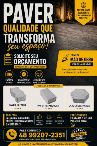Paver direto de fábrica