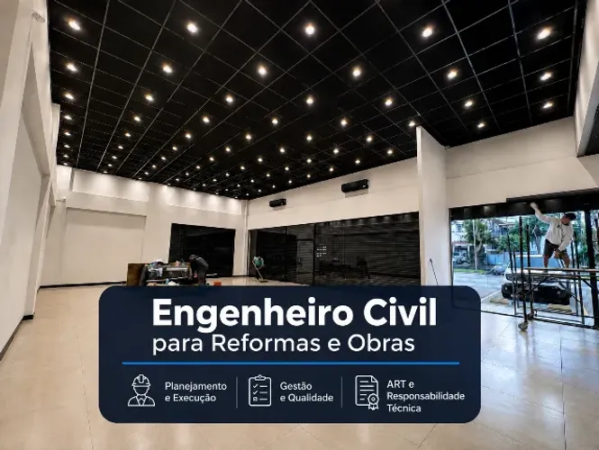 Engenheiro Civil para Reformas, Obras, ART e Acompanhamento Técnico
