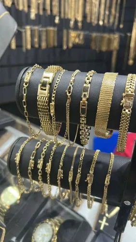 Pulseira Banhada a Ouro 18k - 1 ano de garantia | RETIRE NO SHOPPING DA CIDADE