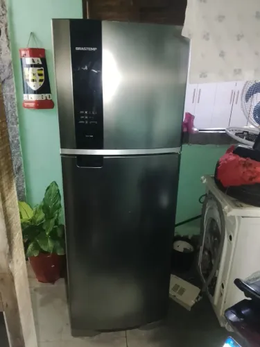 Geladeira Brastemp Frost Free inox
