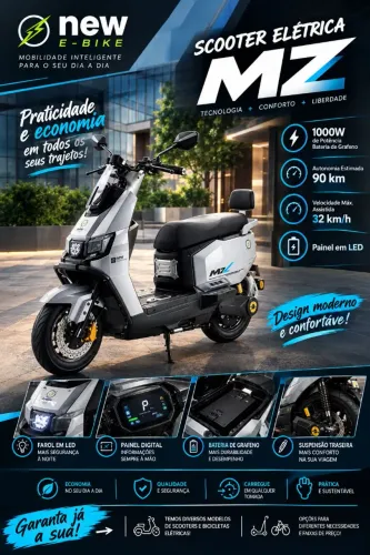 SCOOTER ELÉTRICA MZ 1000W