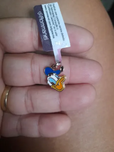 Pingente Rommanel Pato Donald Disney 542750 (novo)