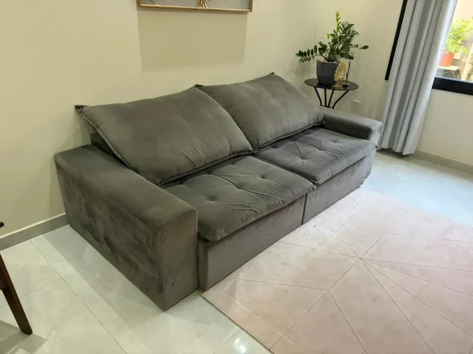 Sofá retratil e reclinavel 2,50m