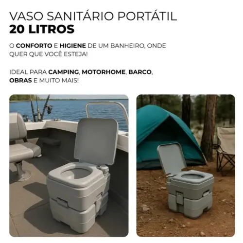 Banheiro Vaso Químico Portátil