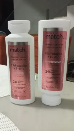 Combo Match Hidratação e Brilho: Shampoo 300ml + Condicionador 290ml