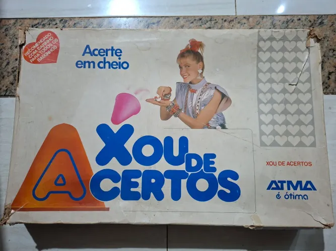 Brinquedo Xou de Axertos Xuxa antigo vintage raro anos 80