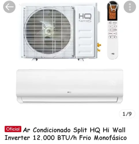 ar condicionado split 12000 BTUs 