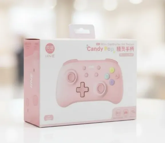 Controle IINE Candy Pop para Switch/PC/iOS/Android/Pad, NFC, Turbo e Macro