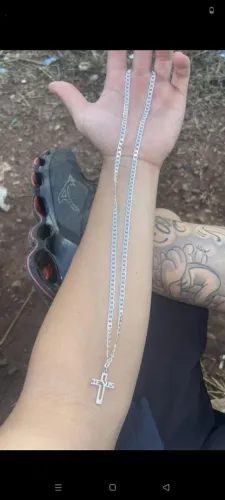 Prata 6 mm com pingente 