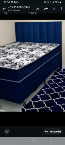 Camas box diretamente de fábrica são novas acolchoadas -D33 confortável