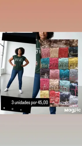 Lote de blusas femininas