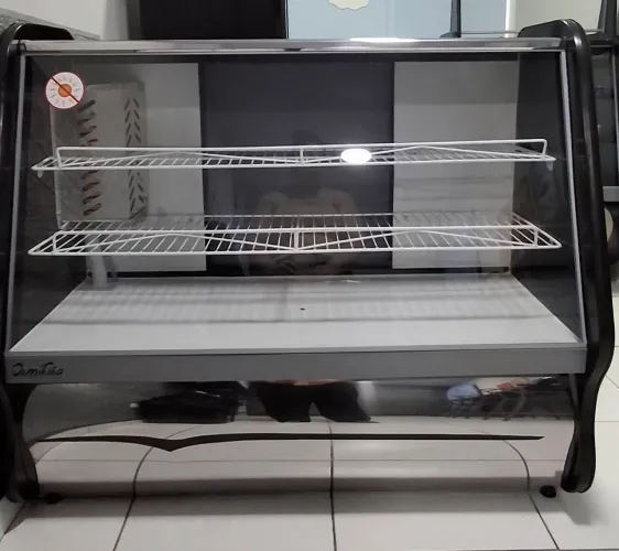 BALCÃO EXPOSITOR VITRINE 110V MEDIDA 1,25