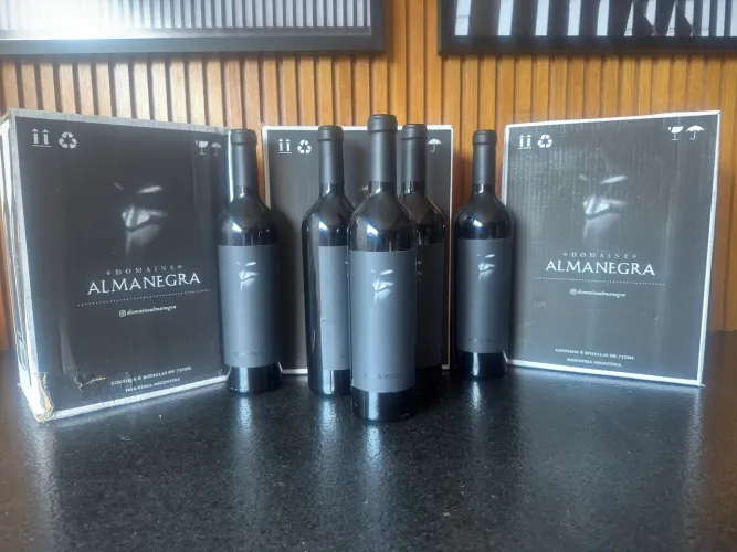 Vinho argentino Alma negra cx 6garrafas