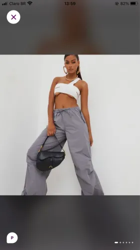 Calça parachute