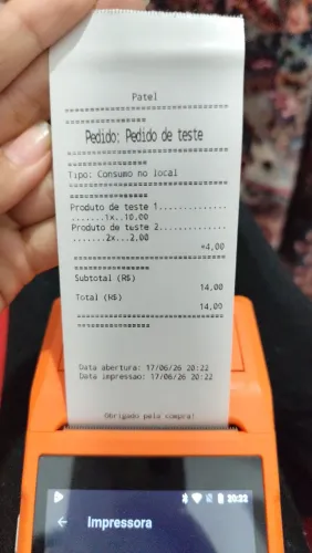 Maquininha nova