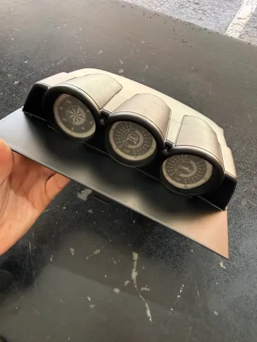 Moldura relógio palio strada adventure 