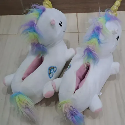 Pantufa Unicórnio 3d