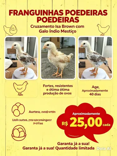 Franguinhas poedeira