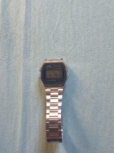 ? RELÓGIO CASIO DIGITAL RETRÔ PRATA ? ESTILO CLÁSSICO