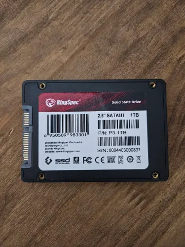 HD SSD PC/Notebook KingSpec 1TB 2,5" Sata III - Funcionando perfeitamente