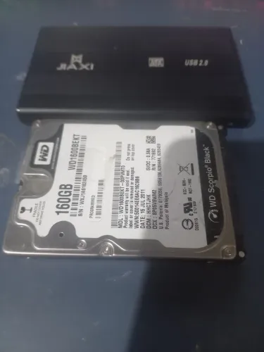 Hd 160 gb para vidro game