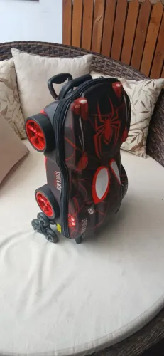 Mochila Homem Aranha com Rodinhas