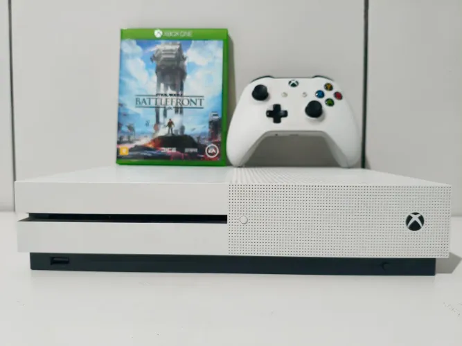 Xbox One S - 1TB + Controle + Jogos ( COM LACRE DE FÁBRICA )