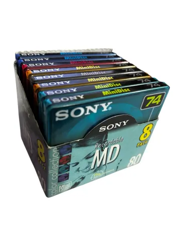 8 Mini Disc Sony Lacrados Mdw74en Color Collection